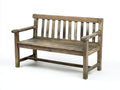 Banc de jardin - Bois - 140x58x88 cm - Bois vieilli - Style rustique